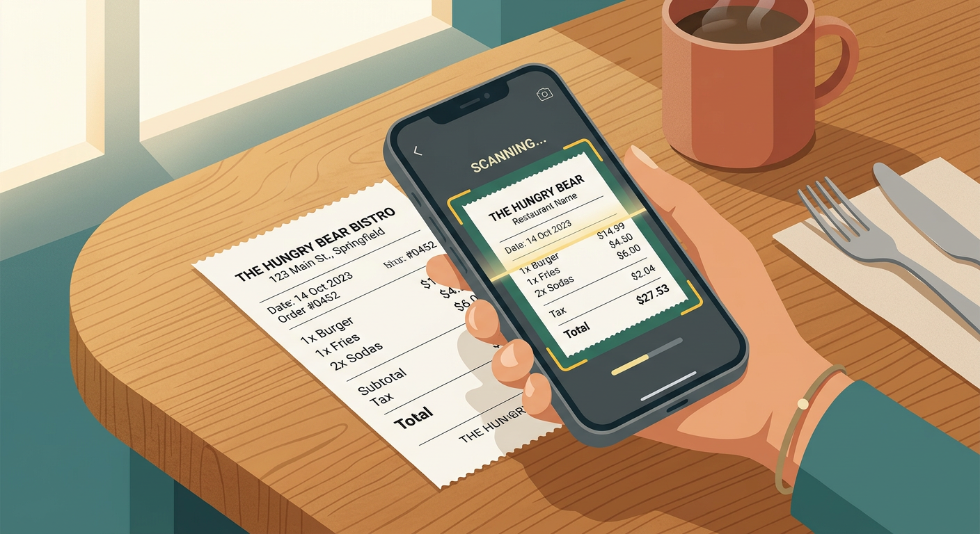 Scan your receipt